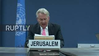 UNSC Wennesland's "deeply concerned by demolitions and seizures of Palestinian-owned structures"