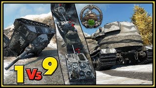 EPIC Enemy Fails - Pz.Kpfw. VII - 1 vs 9 - World of Tanks Gameplay
