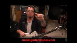 Motley Crue - On With The Show - Guitar Lesson by Mike Gross