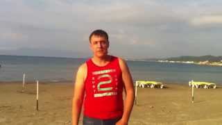Греция остров Корфу, пляж в Роде (Roda Beach, Corfu Greece)