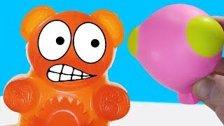 Игрушка Пупырчатый Антистресс и Желейный Медведь Тимакс