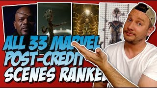 All 33 MCU Post-Credit Scenes Ranked From Worst to Best!