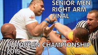 ARM WRESTLING European Championship 2015 (MEN FINALS)