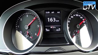 2015 VW Passat B8 2.0 TDI (150hp) - 0-200 km/h acceleration (1080p)