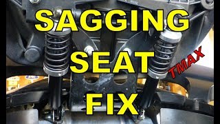 TMAX Sagging Seat Strut Fix : Add-On Springs