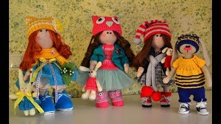 Текстильная кукла  Интерьерные куклы своими руками.