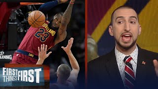 Nick Wright on LeBron leading Cavaliers to victory over the Toronto Raptors | FIRST THINGS FIRST