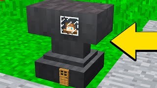 HOW TO LIVE INSIDE AN ANVIL IN MINECRAFT!