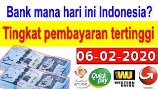 06-02-2020 Saudi riyal exchange rate into Indonesian currency by today Saudi riyal rate