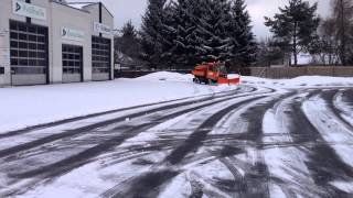 Winterdienst mit Multicar M26 ! Ostern im Thüringer Wald 01.04,2013