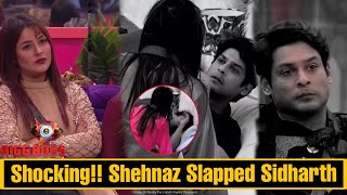 Bigg Boss 13, Today Episode, Shehnaz Gill Slapped Sidharth Shukla, Bigg Boss Angry For Violence
