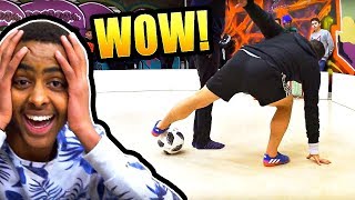VIRAL FOOTBALL TWINS TRICKS EVERYONE!!! ???