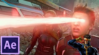 Cyclops Adobe After effects Tutorial VFX X-MEN Heat Vision Laser Beam
