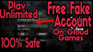 How to create fake account on Gloud Games For Android (100% safe and 100% work)