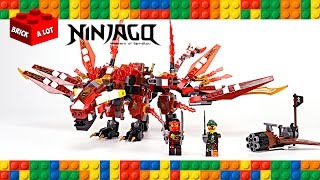 Lego Ninjago Kai's Skybound Dragon Unofficial Set - Speed Build