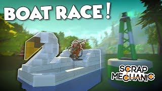 BOAT CHALLENGE! - Scrap Mechanic Multiplayer Monday