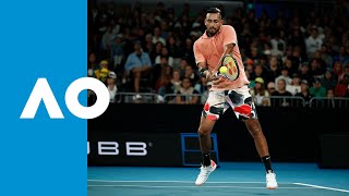 Nick Kyrgios v Lorenzo Sonego match highlights (1R) | Australian Open 2020