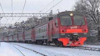 "Необычный стук колёс!" Электропоезд ЭД4М-0321