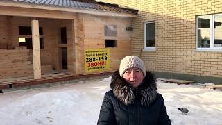 п  Комарово Тюмень видеоотзыв клиента пристрой баня из проф бруса