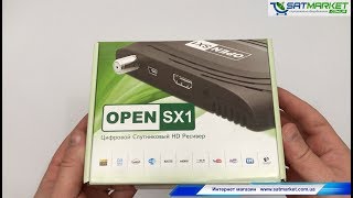 Видео обзор прошивка Open SX1 HD настройка и тест IPTV Open SX1 HD
