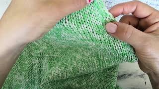 Летняя майка-топ спицами