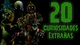 TOP 20: Las 20 Curiosidades Extrañas De Los Animatronicos Phantom | fnaf 3