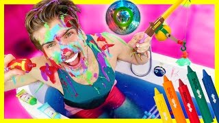 PLAYING WITH KIDS BATH TOYS!
