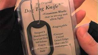 Нож-жетон Original Dog Tag обзор на русском