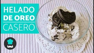 Helado de Oreo casero - Receta fácil para niños