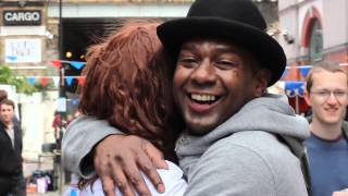Free Hugs! CALM at Rivington Street Festival 04/6/12