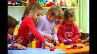 Занятие с блоками Дьенеша в младшей группе