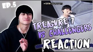Mikki Reacts to Treasure 7 VS 도전자｜ EP.5 Performance !!