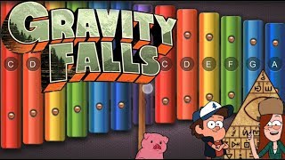 Мелодия из Гравити Фолз - как играть на ксилофоне |  Gravity Falls - How to Play on Xylophone