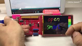 OPEN SMART 3 5inch TFT LCD RM68140 with Touch Screen tutorial for Arduino