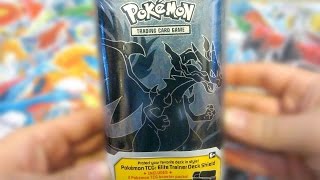 Opening a Pokemon XY TCG Elite Trainer Deck Shield Tin! Mega Charizard X + Mega Charizard Y Version!