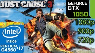 Just Cause 3 - GTX 1050 2GB - G4560 and i7 4790 - 1080p - 900p - 720p
