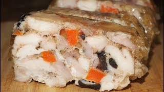 Желированная КОЛБАСА из...КРОЛИКА!