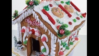 How to make Gingerbread House - Creating Gingerbread with Royal Icing