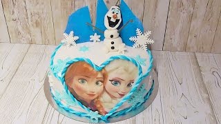 Kraina Lodu  tort  Anna & Elsa  Frozen Tort/Kasia ze slaska gotuje