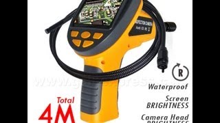 4M Cable Video Inspection Endoscope 10mm Pipe Car Camera 3.5" TFT LCD