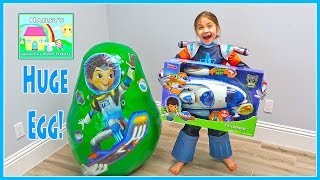 Huge Miles from Tomorrowland Egg Surprise Toys Opening Spaceships!