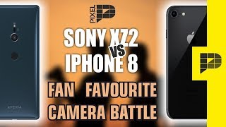 Sony XZ2 VS Iphone 8 - FAN FAVOURITE Camera Battle