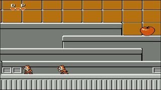 Chip n dale rescue rangers game walkthrough - Famicom-NES-Dendy (level 4)