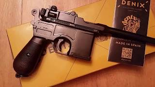 Пистолет Маузер к-96 (Mauser C96 pistol, Germany 1896) макет ММГ, Denix replica 1024