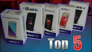 Top 5 Metro PCS Phones January 2018