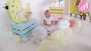 Видео для детей. Детский праздник с зайкой и мыльными пузырями
