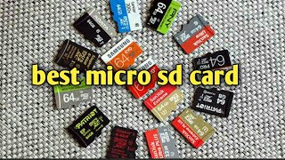 Best micro SD card /chip