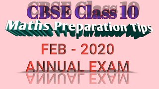 CBSE Class 10 Maths Preparation Tips