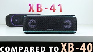 Sony SRS XB41 Review & VS XB40 Sound Battle
