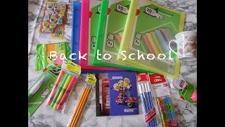Back to school - vissza a suliba HAUL  2017